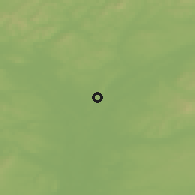 Shaded relief of the 50 km around Tvrdonice, drawn from the GMTED2010 grid