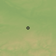 Shaded relief of the 50 km around Úvaly, drawn from the GMTED2010 grid