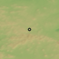 Shaded relief of the 49 km around Varnsdorf, drawn from the GMTED2010 grid