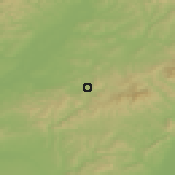 Shaded relief of the 50 km around Velká nad Veličkou, drawn from the GMTED2010 grid