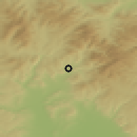 Shaded relief of the 50 km around Velké Losiny, drawn from the GMTED2010 grid