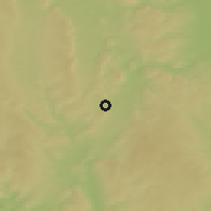 Shaded relief of the 50 km around Velké Opatovice, drawn from the GMTED2010 grid