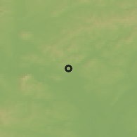Shaded relief of the 50 km around Velké Pavlovice, drawn from the GMTED2010 grid