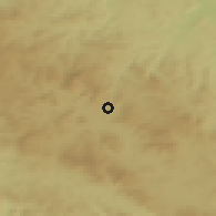 Shaded relief of the 50 km around Volary, drawn from the GMTED2010 grid