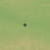 Shaded relief of the 50 km around Čelákovice, drawn from the GMTED2010 grid