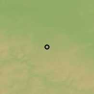 Shaded relief of the 50 km around Zásmuky, drawn from the GMTED2010 grid