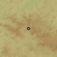 Shaded relief of the 50 km around Železná Ruda, drawn from the GMTED2010 grid