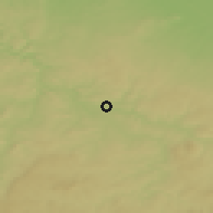 Shaded relief of the 50 km around Zruč nad Sázavou, drawn from the GMTED2010 grid