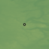 Shaded relief of the 47 km around Brande, drawn from the GMTED2010 grid