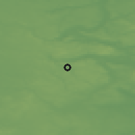 Shaded relief of the 47 km around Bryrup, drawn from the GMTED2010 grid