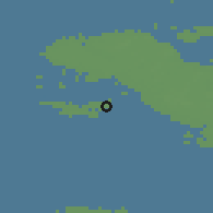 Shaded relief of the 48 km around Dannemare, drawn from the GMTED2010 grid