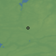 Shaded relief of the 47 km around Durup, drawn from the GMTED2010 grid