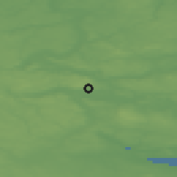 Shaded relief of the 47 km around Gammel Rye, drawn from the GMTED2010 grid