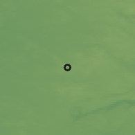 Shaded relief of the 47 km around Give, drawn from the GMTED2010 grid
