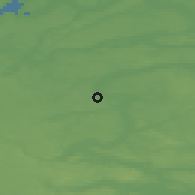 Shaded relief of the 47 km around Ans, drawn from the GMTED2010 grid