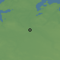 Shaded relief of the 47 km around Haderup, drawn from the GMTED2010 grid