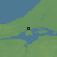 Shaded relief of the 47 km around Halvrimmen, drawn from the GMTED2010 grid
