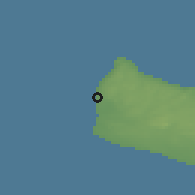 Shaded relief of the 47 km around Hasle, drawn from the GMTED2010 grid