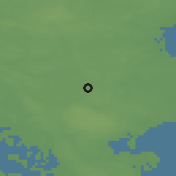 Shaded relief of the 47 km around Haslev, drawn from the GMTED2010 grid