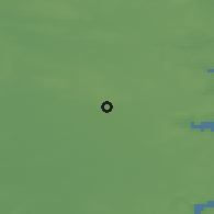 Shaded relief of the 47 km around Hellevad, drawn from the GMTED2010 grid