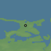 Shaded relief of the 47 km around Højby, drawn from the GMTED2010 grid