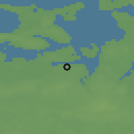 Shaded relief of the 47 km around Holbæk, drawn from the GMTED2010 grid