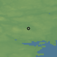 Shaded relief of the 47 km around Hylke, drawn from the GMTED2010 grid