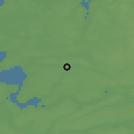 Shaded relief of the 47 km around Aalestrup, drawn from the GMTED2010 grid