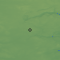 Shaded relief of the 47 km around Jordrup, drawn from the GMTED2010 grid