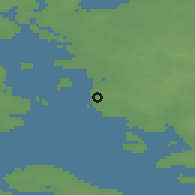 Shaded relief of the 47 km around Assens, drawn from the GMTED2010 grid