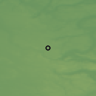 Shaded relief of the 47 km around Kragelund, drawn from the GMTED2010 grid