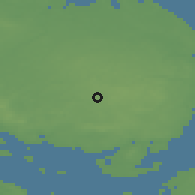 Shaded relief of the 47 km around Kværndrup, drawn from the GMTED2010 grid