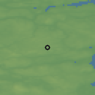 Shaded relief of the 47 km around Lading, drawn from the GMTED2010 grid