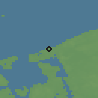 Shaded relief of the 47 km around Liseleje, drawn from the GMTED2010 grid