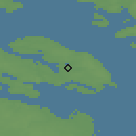 Shaded relief of the 48 km around Augustenborg, drawn from the GMTED2010 grid