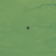 Shaded relief of the 47 km around Lunderskov, drawn from the GMTED2010 grid