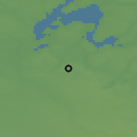Shaded relief of the 47 km around Mønsted, drawn from the GMTED2010 grid