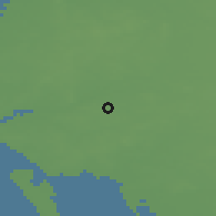 Shaded relief of the 47 km around Næsbjerg, drawn from the GMTED2010 grid