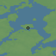 Shaded relief of the 47 km around Nederby, drawn from the GMTED2010 grid