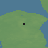 Shaded relief of the 47 km around Nødebo, drawn from the GMTED2010 grid