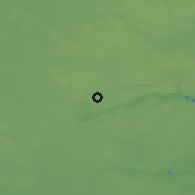 Shaded relief of the 47 km around Ny Nørup, drawn from the GMTED2010 grid