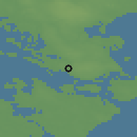 Shaded relief of the 47 km around Nyråd, drawn from the GMTED2010 grid