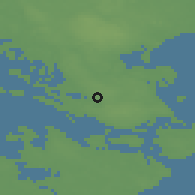 Shaded relief of the 47 km around Ørslev, drawn from the GMTED2010 grid