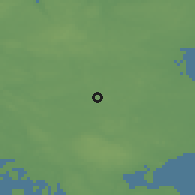 Shaded relief of the 47 km around Ørslev, drawn from the GMTED2010 grid