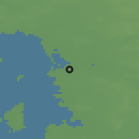 Shaded relief of the 47 km around Øster Vedsted, drawn from the GMTED2010 grid