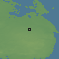 Shaded relief of the 47 km around Rolsted, drawn from the GMTED2010 grid