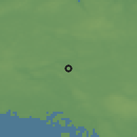 Shaded relief of the 47 km around Sandby, drawn from the GMTED2010 grid