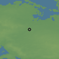 Shaded relief of the 47 km around Sankt Klemens, drawn from the GMTED2010 grid
