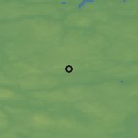 Shaded relief of the 47 km around Sjelle, drawn from the GMTED2010 grid