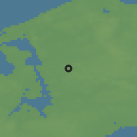 Shaded relief of the 47 km around Slangerup, drawn from the GMTED2010 grid